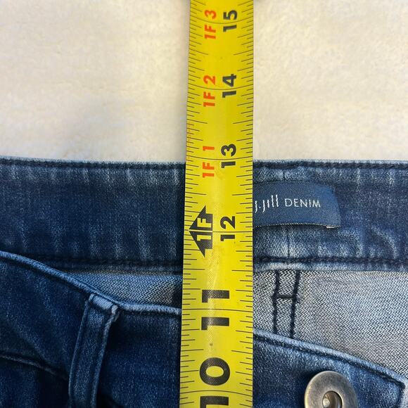 J Jill Denim Premium Flex Leggings Womens Size 12 Blue High Rise Jeans Jeggings - Picture 7 of 7